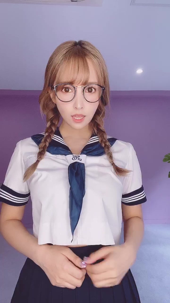 【JKセーラー服のメガネ美女】【三上悠亜】YouTubeでフル見れます🤓#ヒロイン育成計画 #tiktok夏祭り #ゆあちゃんねる