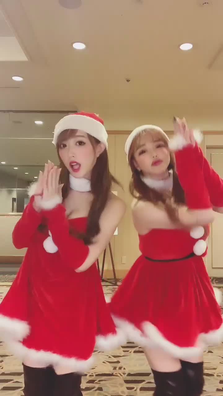 【美人ギャルの可愛いダンス】#TikTokXmas #クリぼっち #サンタコス