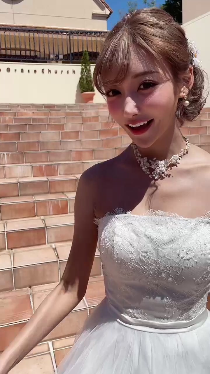 【ウェディングドレス姿】【明日花キララ】着た👰🏼‍♀️