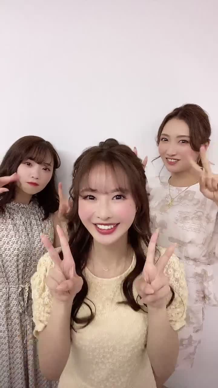 【美人３姉妹！】アイポケ3姉妹です😋全員フリースタイル！#加美杏奈#二葉エマ#栗山莉緒