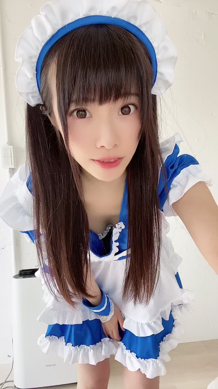 【胸チラしてくるメイドコスプレ美女】【天津いちは】#cosplay #maidcosplay #japanesegirl