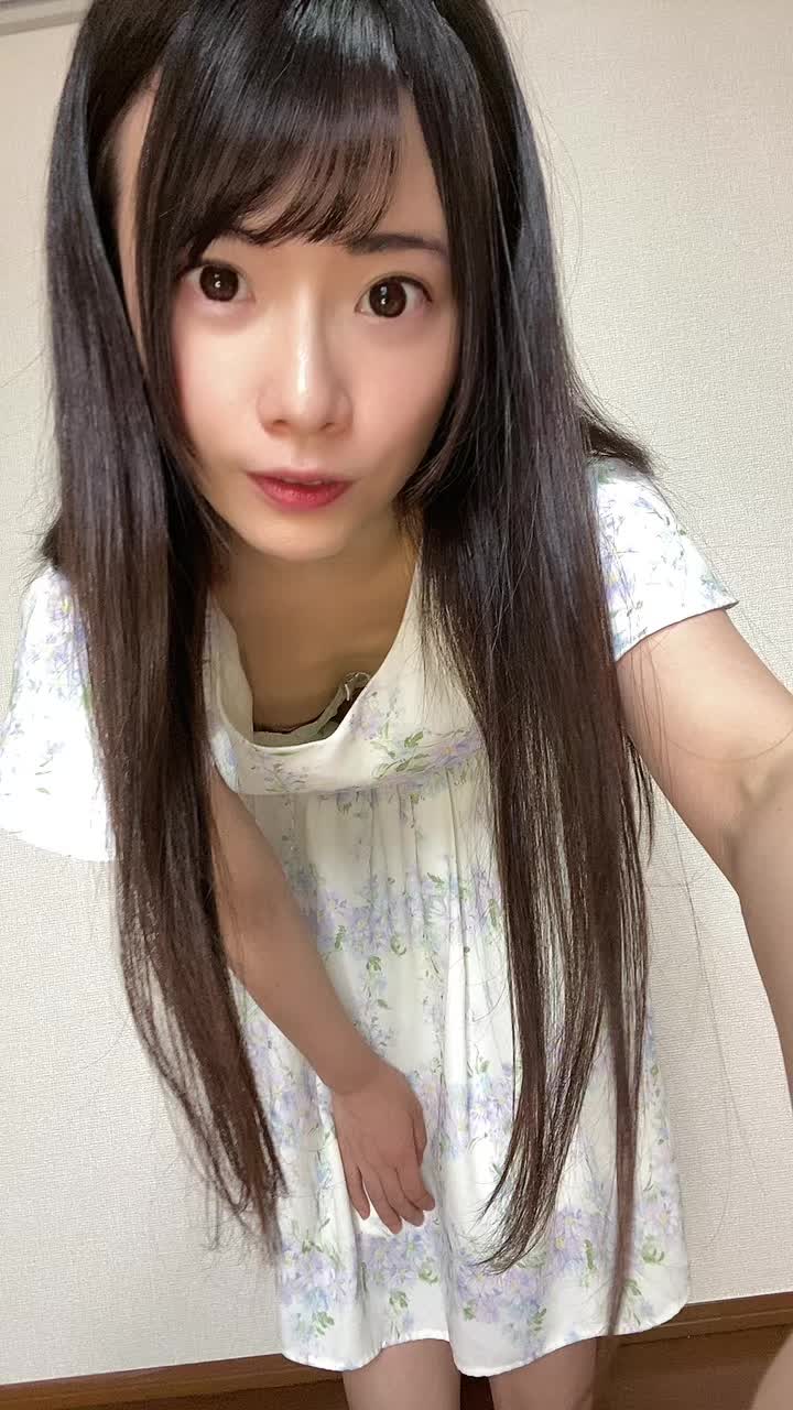 【いつも胸チラしてからダンスをしてくれる激カワ美女！】【天津いちは】#japanesegirl #blacklonghair🖤 #tiktokdance