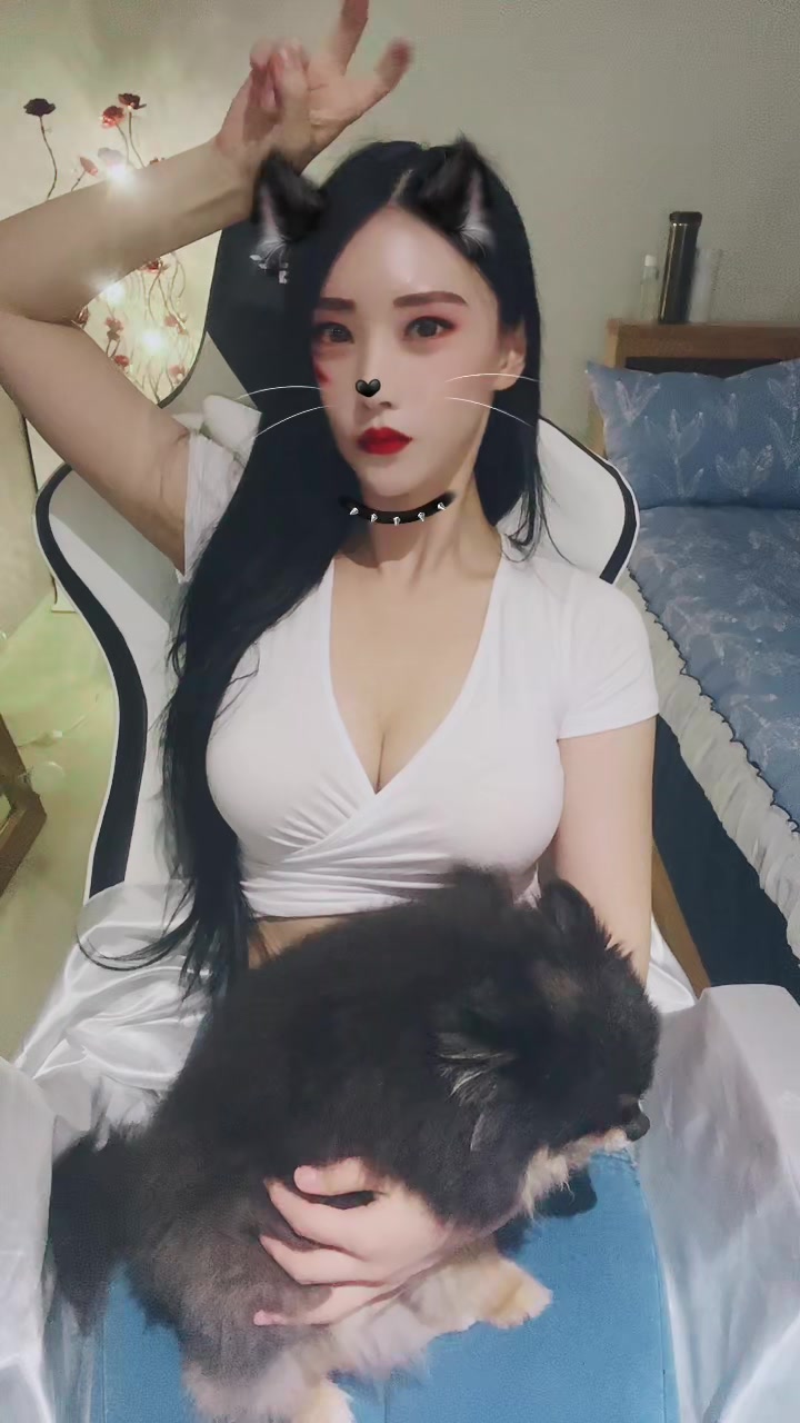 【猫耳巨乳美女】#고양이춤 #고양이춤_챌린지