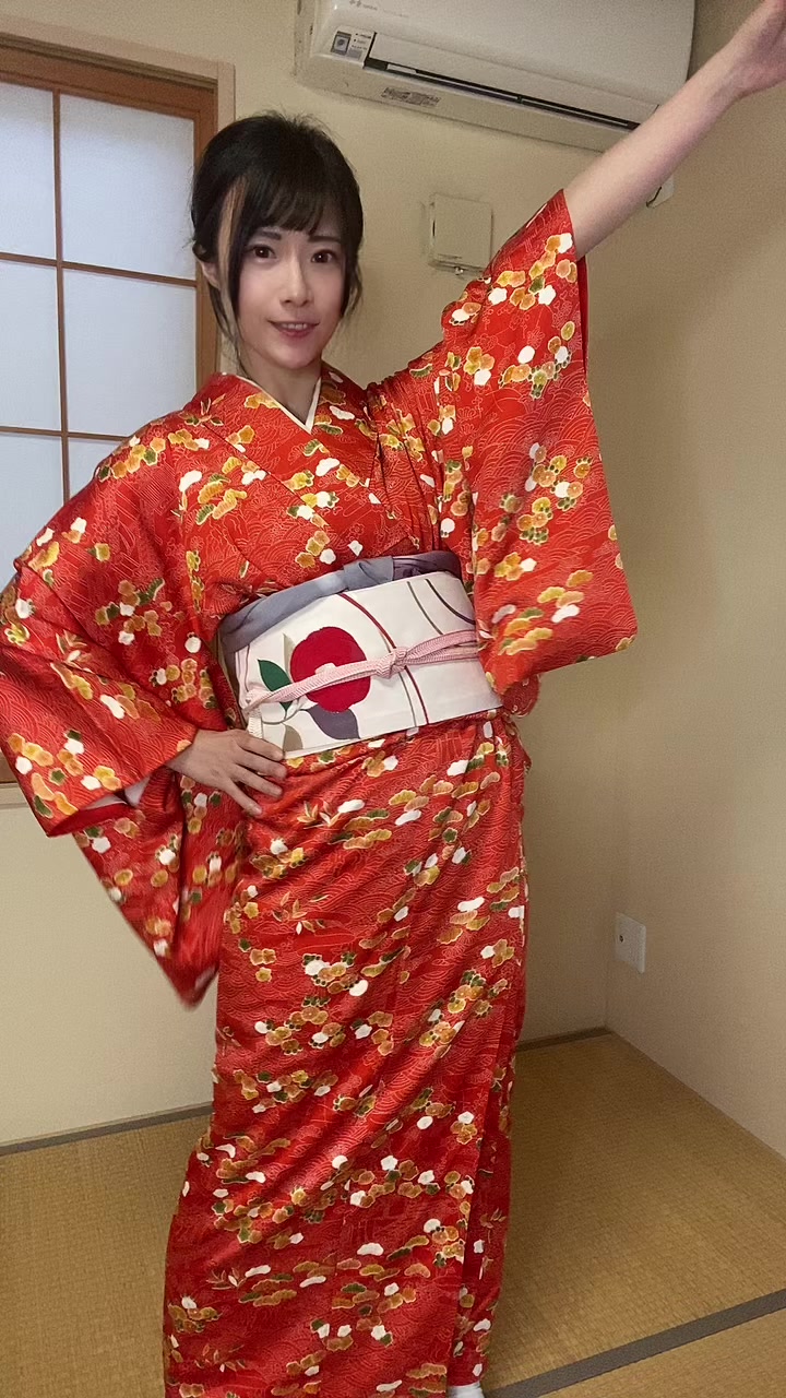 【着物美人！】【天津いちは】#にっこりこりこりこりこりあんだー　#japanesegirl #kimono