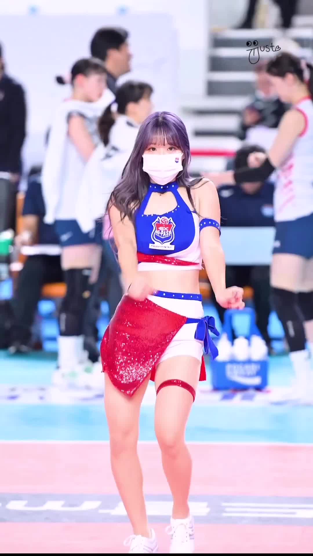 【韓国美女の美人チアリーダー】#cheerleader #koreangirl #dance 